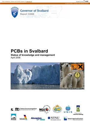 Pcbs in Svalbard Status of Knowledge and Management April 2008