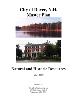 Master Plan: Natural and Historical Resources Chapter (2000)