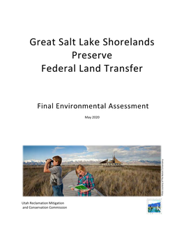 Great Salt Lake Shorelands Preserve Federal Land Transfer