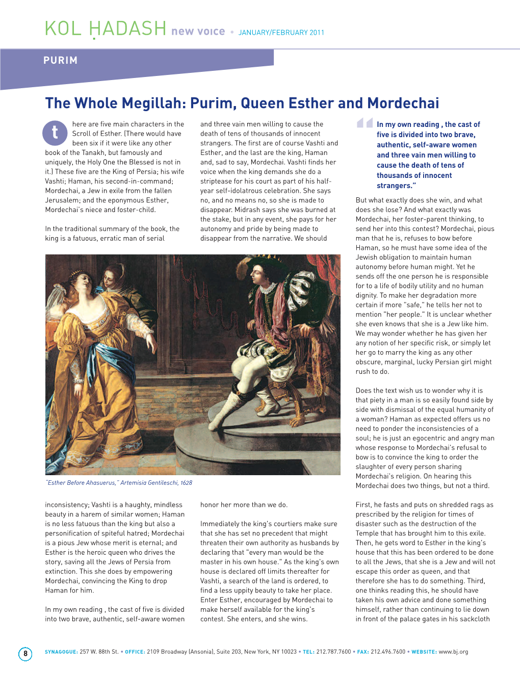 2011The Whole Megillah,Purim, Queen Esther and Mordechai.Pdf