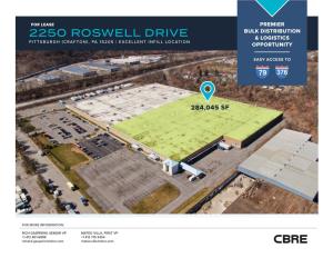 2250 Roswell Drive & Logistics Pittsburgh (Crafton), Pa 15205 | Excellent Infill Location Opportunity