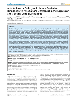 Differential Gene Expression and Specific Gene Duplications