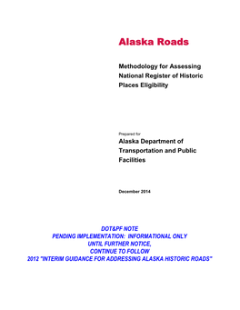 Alaska Roads