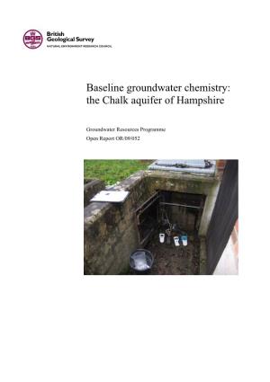 The Chalk Aquifer of Hampshire