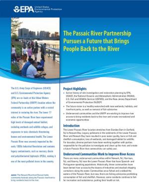 The Passaic River Partnership Pursues a Future That Brings People Back to the River
