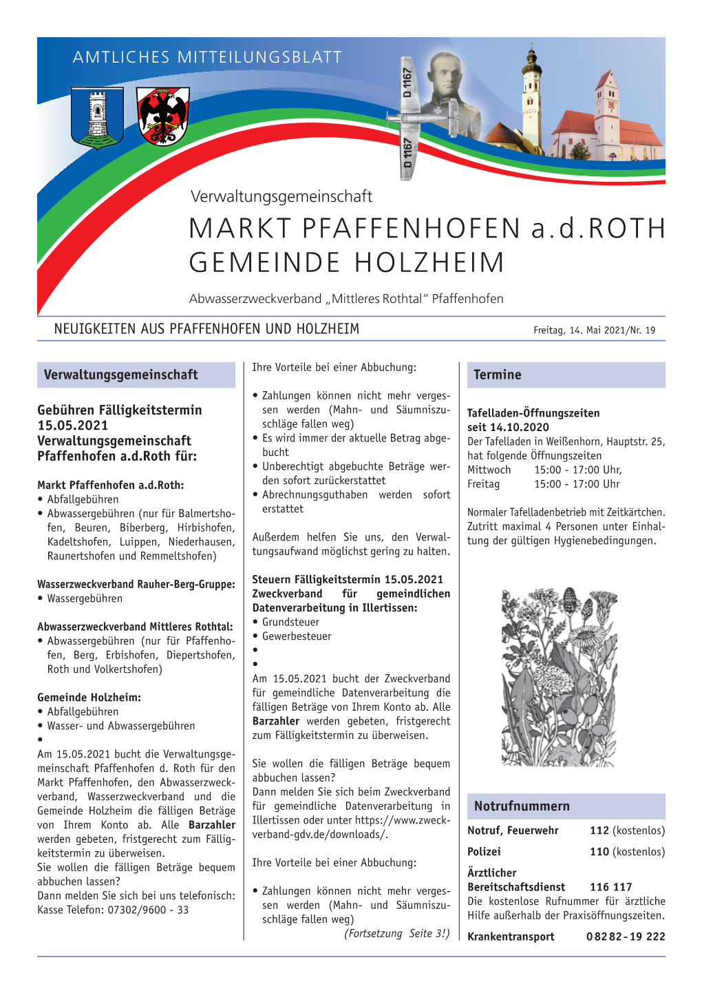 Markt Pfaffenhofen A.D.Roth Gemeinde Holzheim