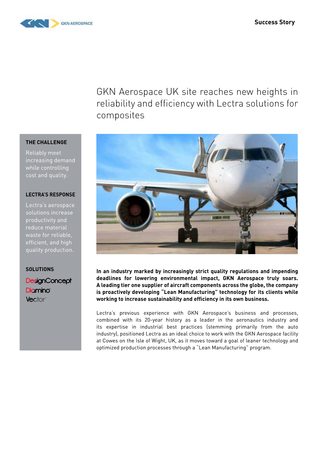 GKN Aerospace UK Site Reaches New Heights in Reliability and Efficiency with Lectra Solutions for Composites