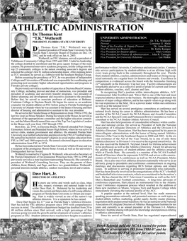 ATHLETIC ADMINISTRATION Dr