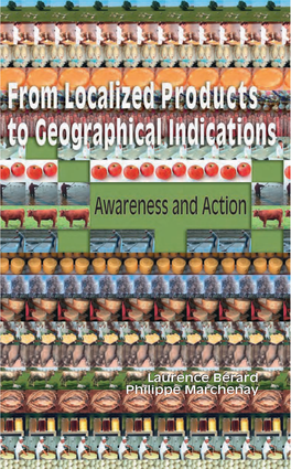 From Localized Products to Geographical Indications Awareness and Action