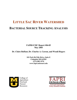 Little Sac River Watershed