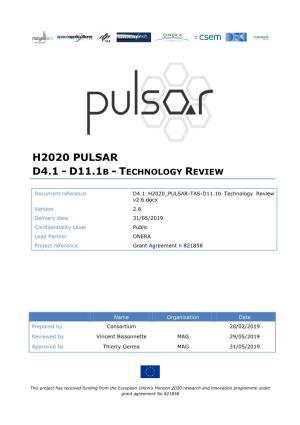 H2020 Pulsar D4.1 - D11.1B - Technology Review