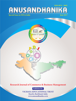 Research Journal of Commerce & Business Management