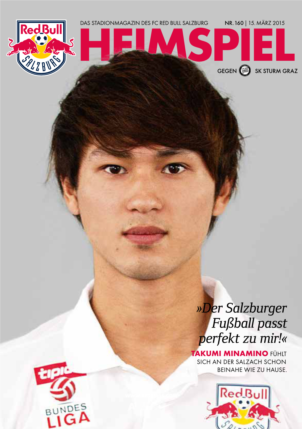 Der Salzburger Fußball Passt Perfekt Zu Mir!« TAKUMI MINAMINO FÜHLT SICH an DER SALZACH SCHON BEINAHE WIE ZU HAUSE