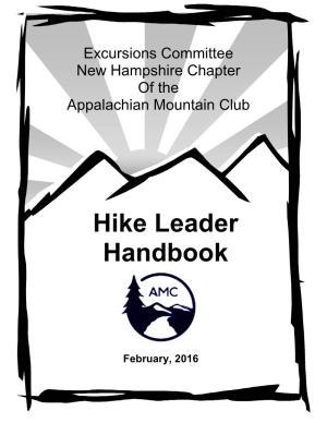 Hike Leader Handbook