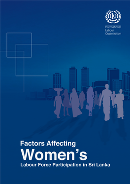 Factors Affecting Women's Labour Force Participation in Sri Lanka