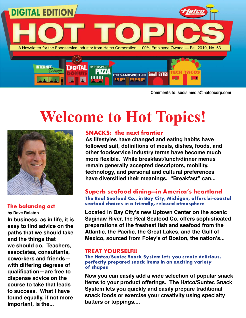 Welcome to Hot Topics!