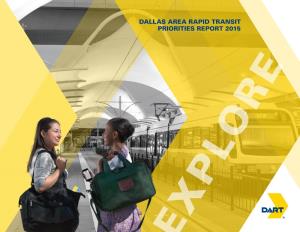 Dallas Area Rapid Transit Priorities Report 2015