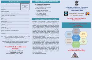 Registration Form Pramathesh Barua College
