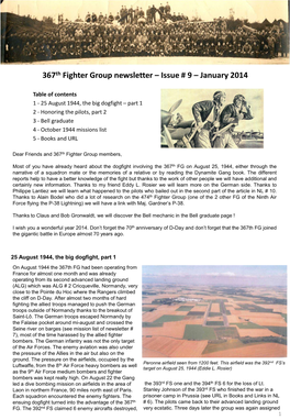 Newsletter 367Th Fighter Group Issue 9
