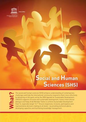 Social and Human Sciences (SHS)