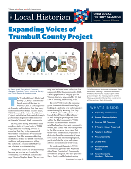 Expanding Voices of Trumbull County Project