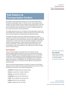 Rail Staons & Transportaon Centers
