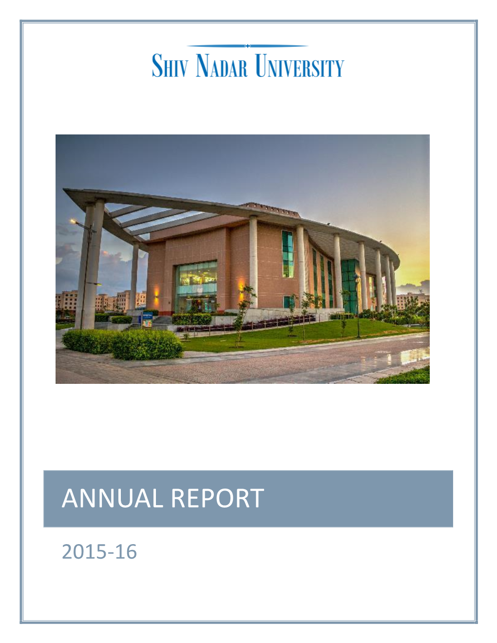 Annual Report 2015-16