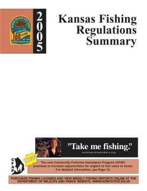 Kansas Fishing Regulations Summary