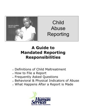 Child Abuse Reporting