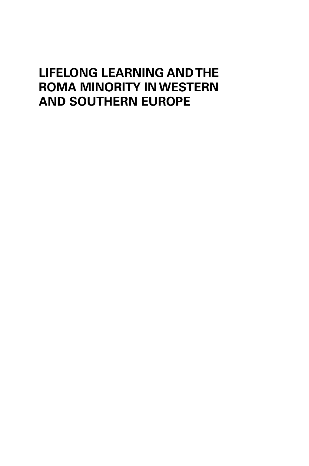 Lifelong Learning and the Roma Minority in Western and Southern