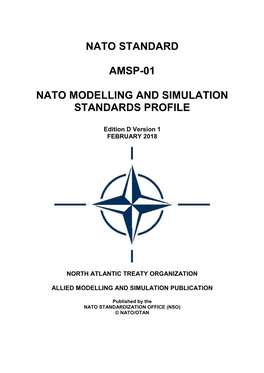 Nato Standard Amsp-01 Nato Modelling and Simulation