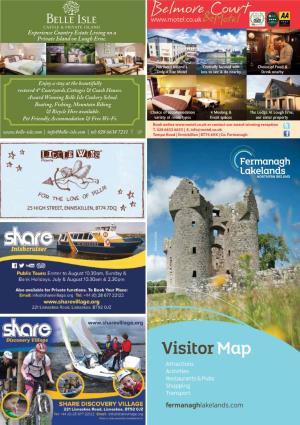 Visitor Map Attractions Activities Restaurants & Pubs Shopping Transport Fermanaghlakelands.Com Frances Morris Studio | Gallery Angela Kelly Jewellery