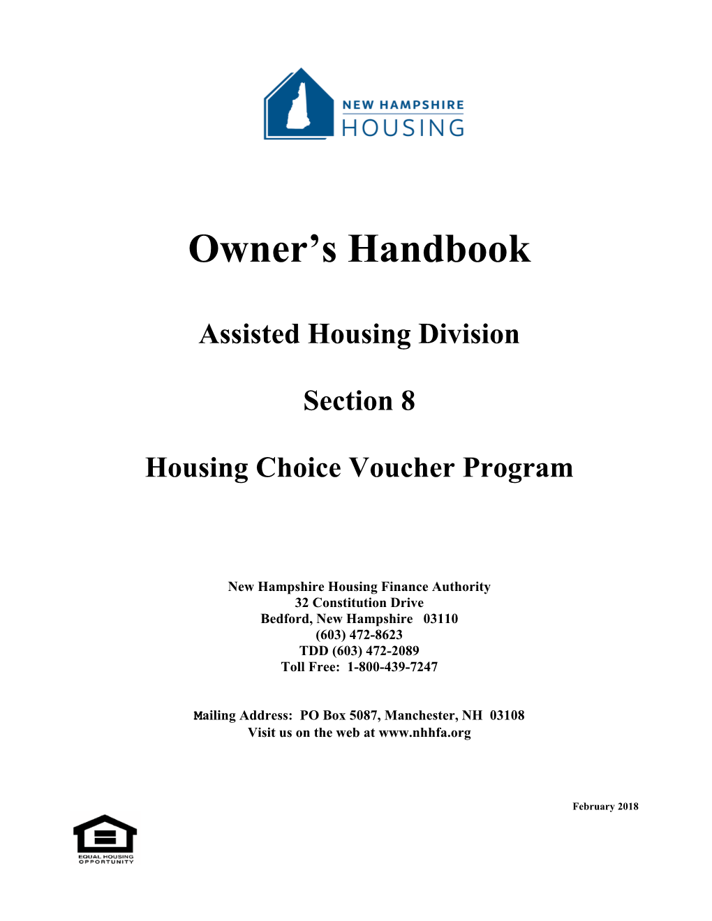 Owner's Handbook