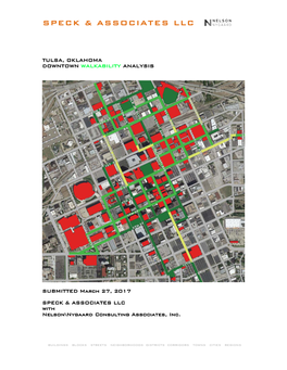 Tulsa, Oklahoma Downtown Walkability Analysis