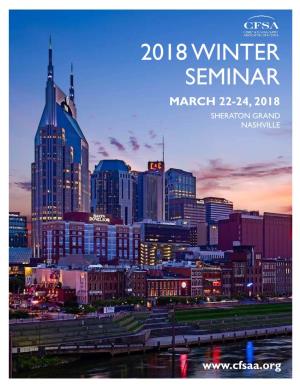 2018 Winter Seminar