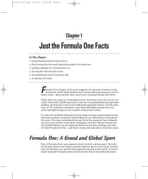 Just the Formula One Facts