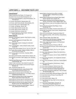 Appendix A: Distribution List (PDF)