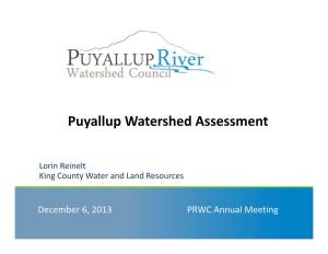 Puyallup Watershed Assessment