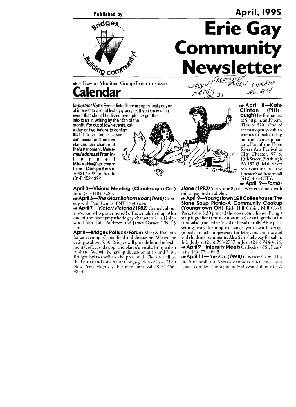 Erie Gay Community Newsletter