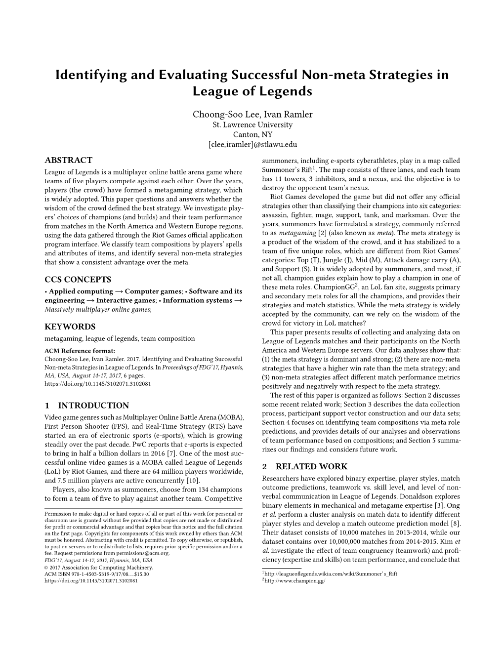 Identifying and Evaluating Successful Non-Meta Strategies in League of Legends