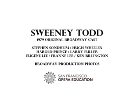 1979 OBC Sweeney Todd