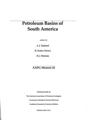 Petroleum Basins of South America
