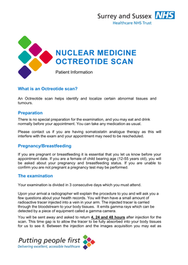 Nuclear Medicine Octreotide Scan