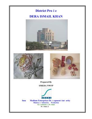 District Profile DERA ISMAIL KHAN