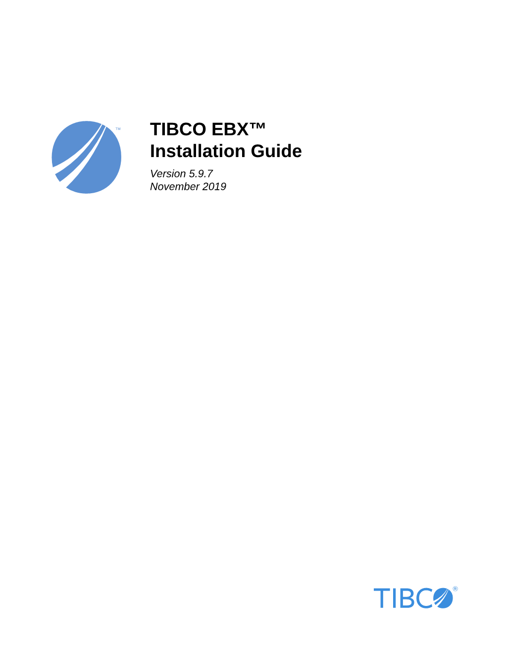 Installation Guide Version 5.9.7 November 2019