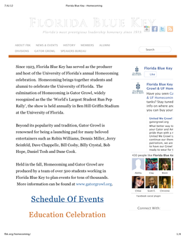 2011 Florida Blue Key/UF Homecoming Distinguished Faculty Award