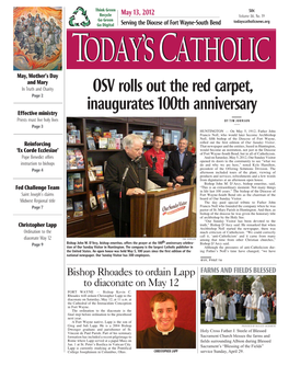 OSV Rolls out the Red Carpet, Inaugurates 100Th Anniversary