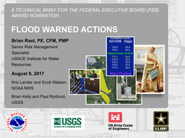 Flood Warned Actions