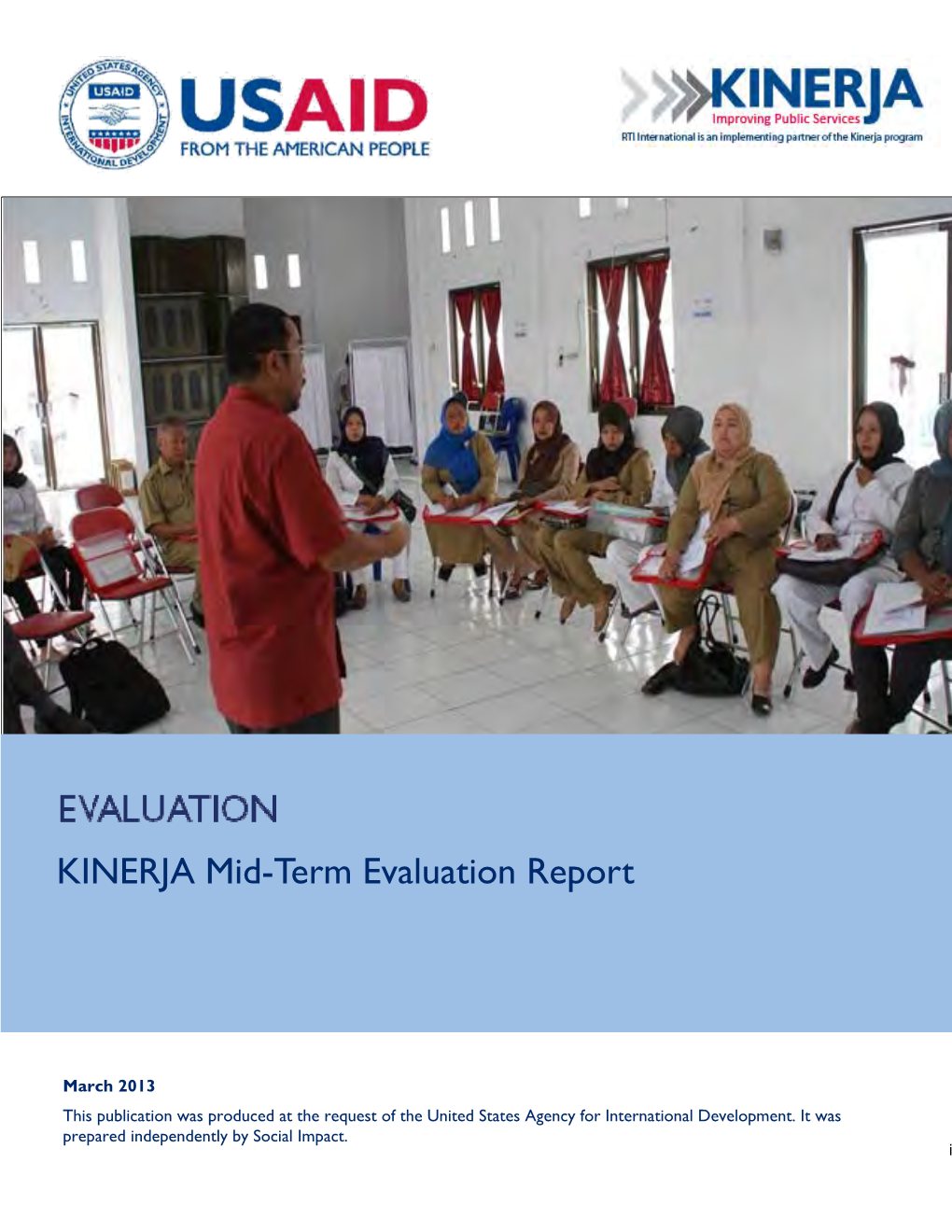 KINERJA Mid-Term Evaluation Report