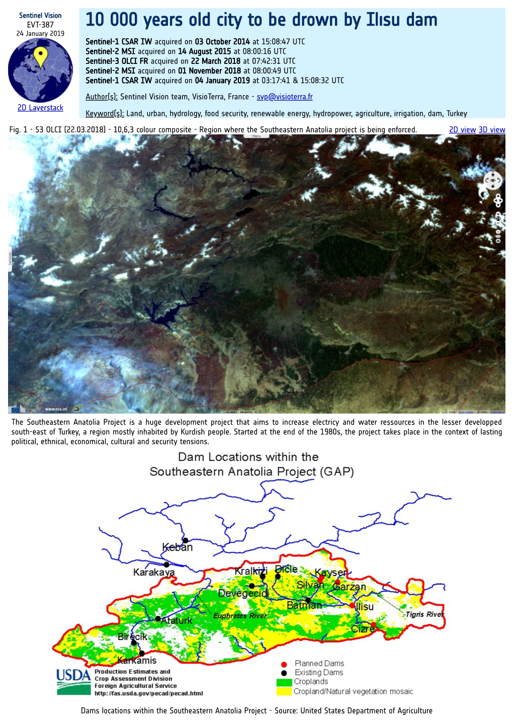 10 000 Years Old City to Be Drown by Ilısu